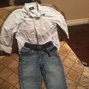 Baby gap pant and shirt outfit